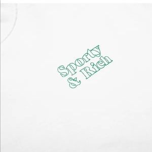 Sporty & Rich White Crewneck Sweatshirt, NWT!